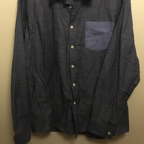 NEW Kenneth Cole Slim Fit Button Up - Picture 3 of 4